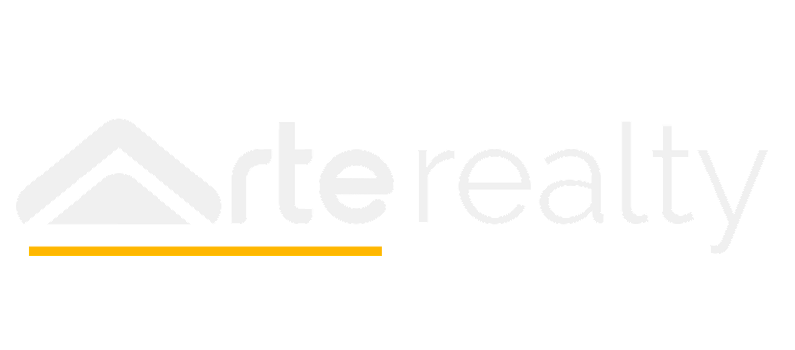 Logo Negativo Horizontal Arte Realty sem Fundo