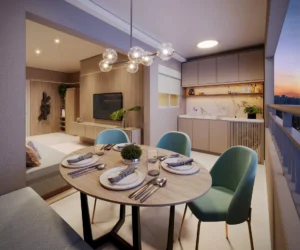 Origem Guilhermina, Apartamentos de 40m² no Origem Guilhermina: Compacto, Funcional e com Vaga de Garagem